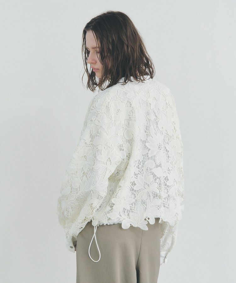 YECCA VECCA「レースブルゾン」|ブルゾン・スタジャン|