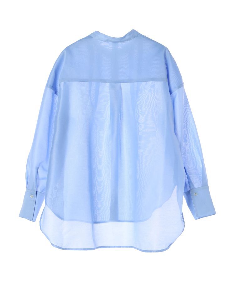 GARAGE OF GOOD CLOTHING「オーガンジースタンドカラーシャツ」|シャツ・ブラウス|