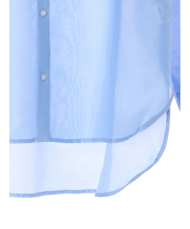 GARAGE OF GOOD CLOTHING「オーガンジースタンドカラーシャツ」|シャツ・ブラウス|