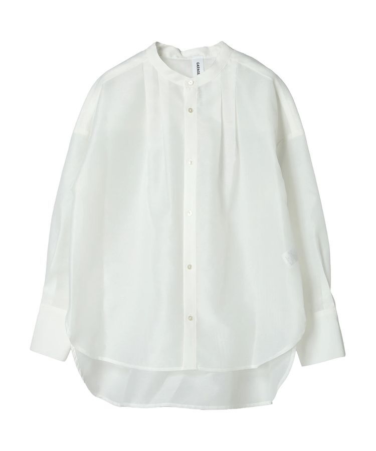 GARAGE OF GOOD CLOTHING「オーガンジースタンドカラーシャツ」|シャツ・ブラウス|