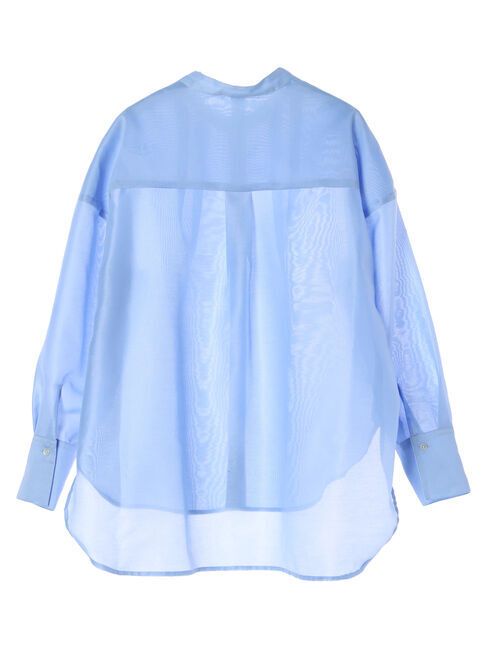 GARAGE OF GOOD CLOTHING「オーガンジースタンドカラーシャツ」|シャツ・ブラウス|