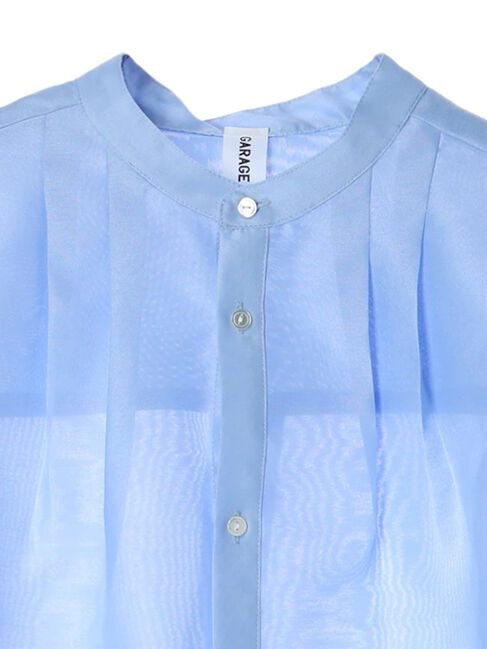 GARAGE OF GOOD CLOTHING「オーガンジースタンドカラーシャツ」|シャツ・ブラウス|