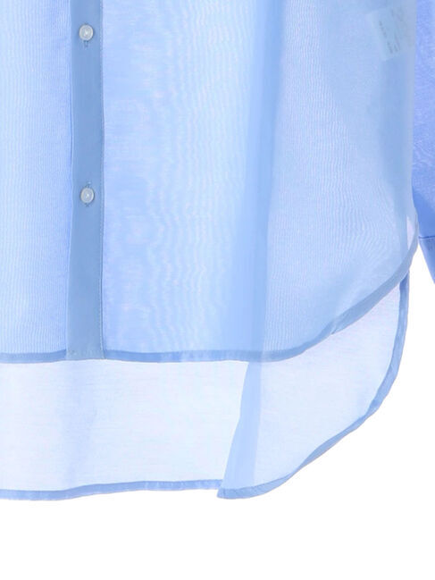 GARAGE OF GOOD CLOTHING「オーガンジースタンドカラーシャツ」|シャツ・ブラウス|