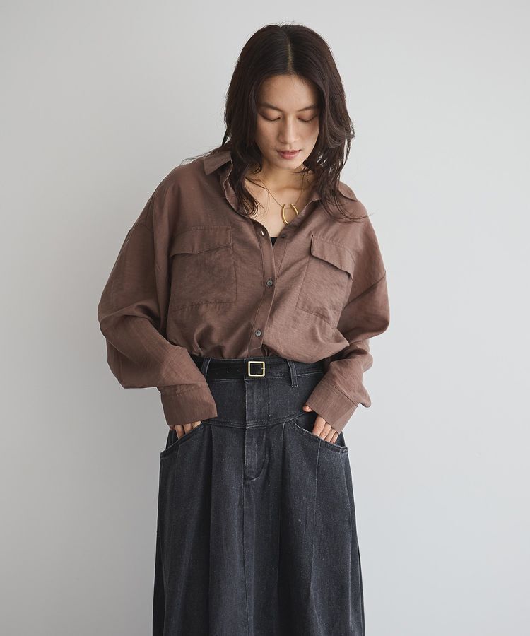 GARAGE OF GOOD CLOTHING「シアーBigシルエットシャツ」|シャツ・ブラウス|