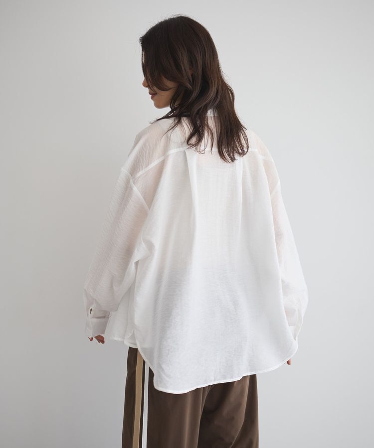 GARAGE OF GOOD CLOTHING「シアーBigシルエットシャツ」|シャツ・ブラウス|