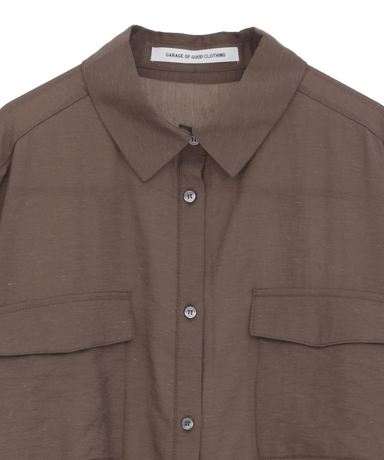 GARAGE OF GOOD CLOTHING「シアーBigシルエットシャツ」|シャツ・ブラウス|