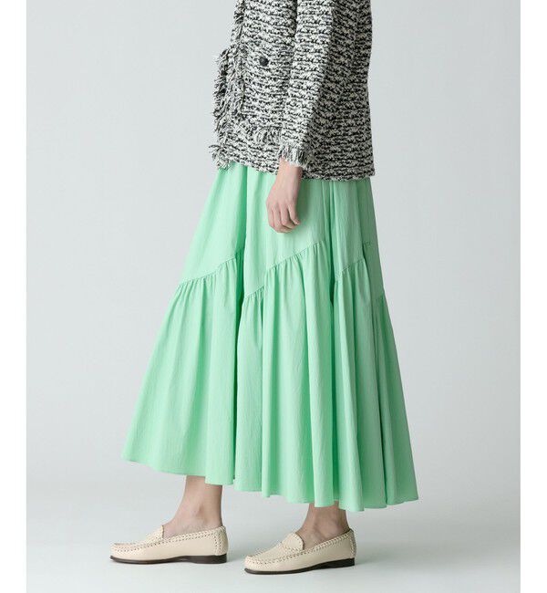 allureville「◇バイヤス切替ギャザースカート」|スカート|