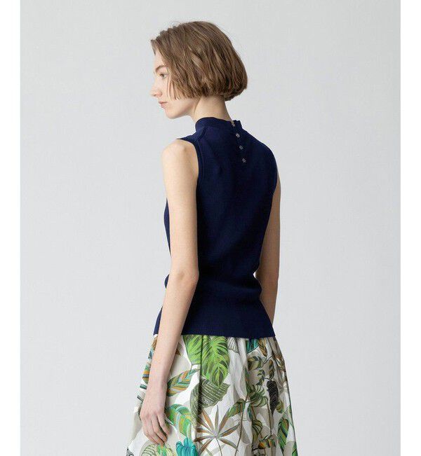 allureville「バック釦ディティールプルオーバー」|ニット・セーター|