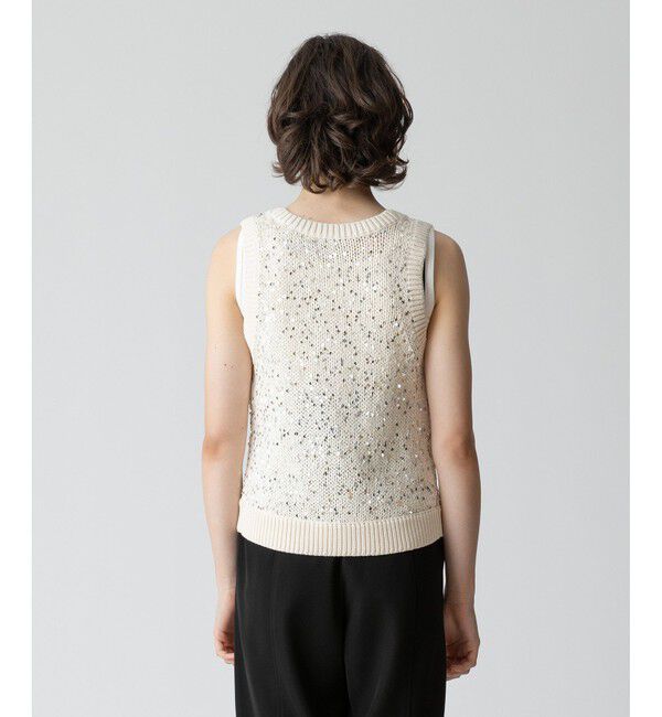 allureville「スパンコールニットジレ」|その他|