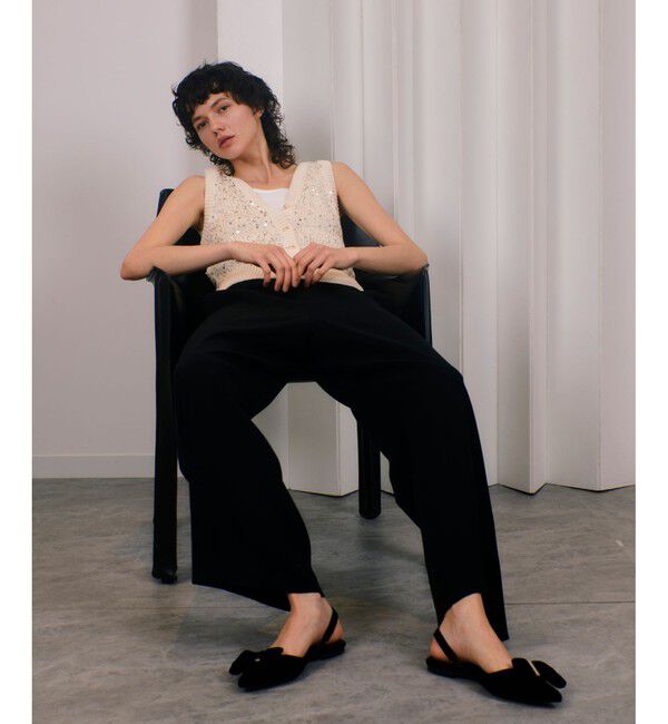 allureville「スパンコールニットジレ」|その他|