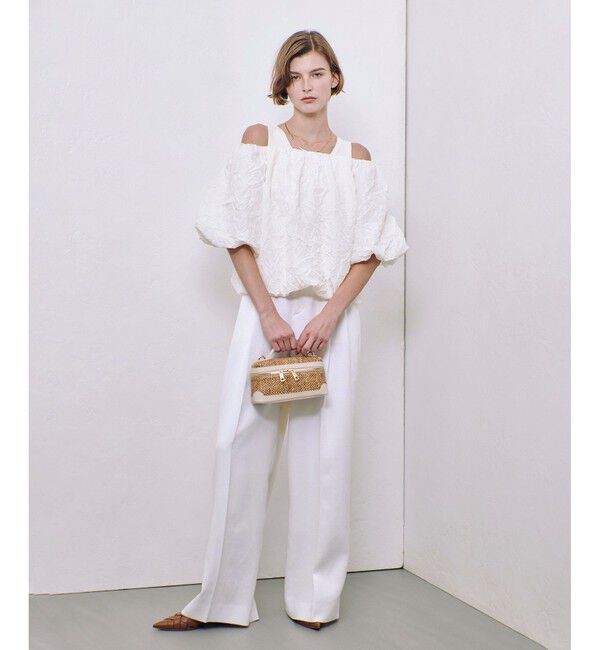 allureville「クリンクルワッシャーオフショルブラウス」|シャツ・ブラウス|