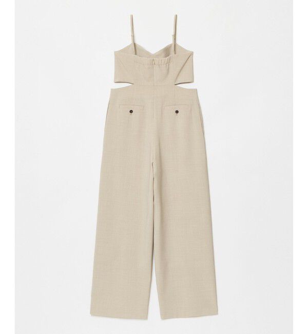 allureville「ストレッチトロサロペットパンツ」|オールインワン|