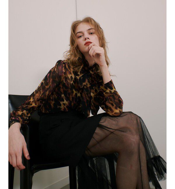 LOULOU WILLOUGHBY「【LOULOU WILLOUGHBY】チュールレイヤードミニスカート」|スカート|