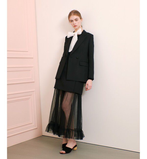 LOULOU WILLOUGHBY「【LOULOU WILLOUGHBY】チュールレイヤードミニスカート」|スカート|