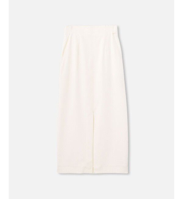 allureville「デニムライクスリットスカート」|タイト|