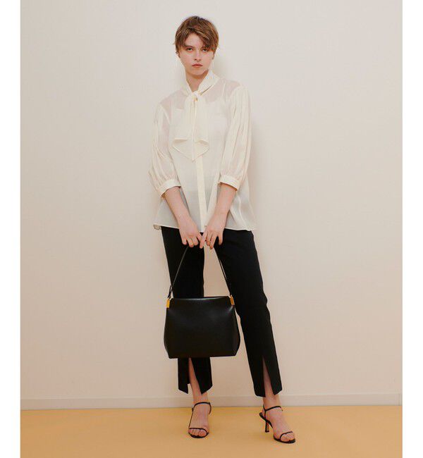 allureville「キュプラコットンスカーフタイブラウス」|シャツ・ブラウス|