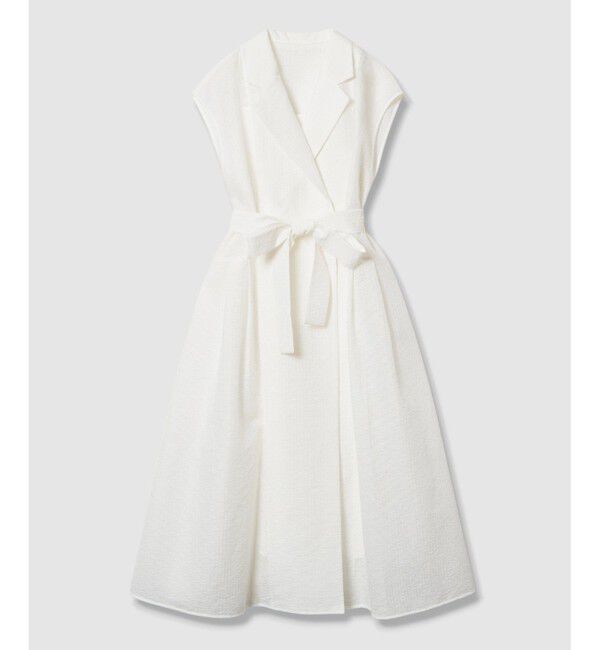 LOULOU WILLOUGHBY「【LOULOU WILLOUGHBY】シアージャガードテーラーワンピース」|ワンピース|