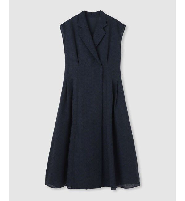 LOULOU WILLOUGHBY「【LOULOU WILLOUGHBY】シアージャガードテーラーワンピース」|ワンピース|