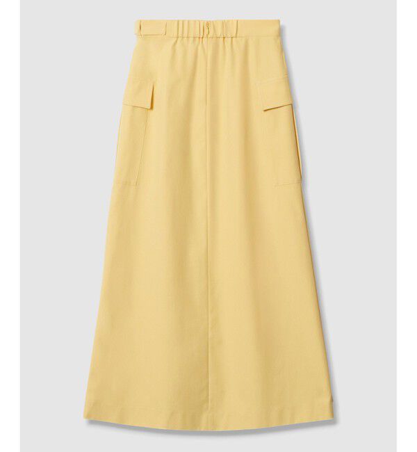 allureville「ツイルストレッチサファリスカート」|スカート|