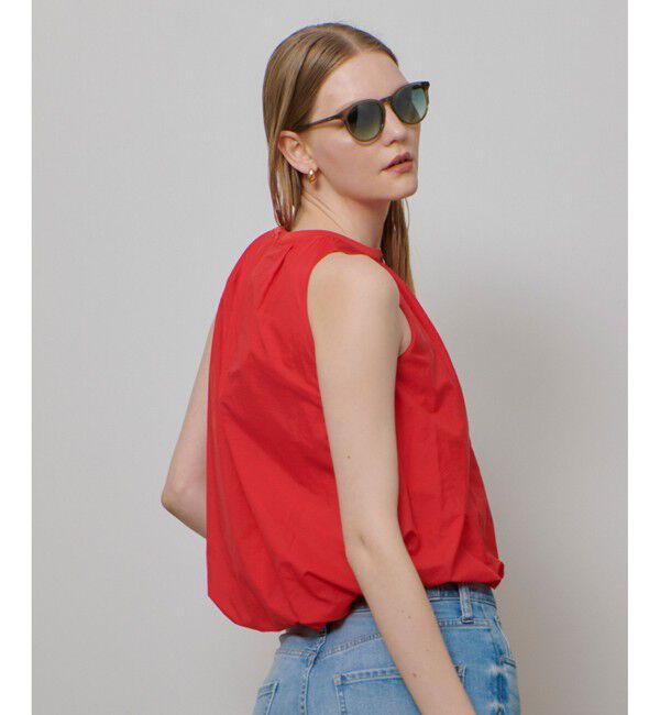 allureville「ライトタフタコンビバルーンプルオーバー」|Tシャツ・カットソー|