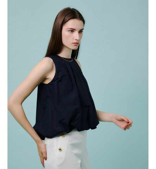 allureville「ライトタフタコンビバルーンプルオーバー」|Tシャツ・カットソー|