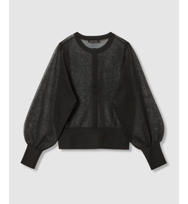 allureville「◇ シアーラミー混カーディガン」|カーディガン|