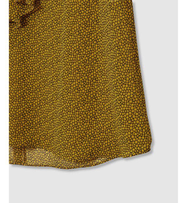 allureville「ルミナスプリントアシンメラッフルブラウス」|シャツ・ブラウス|