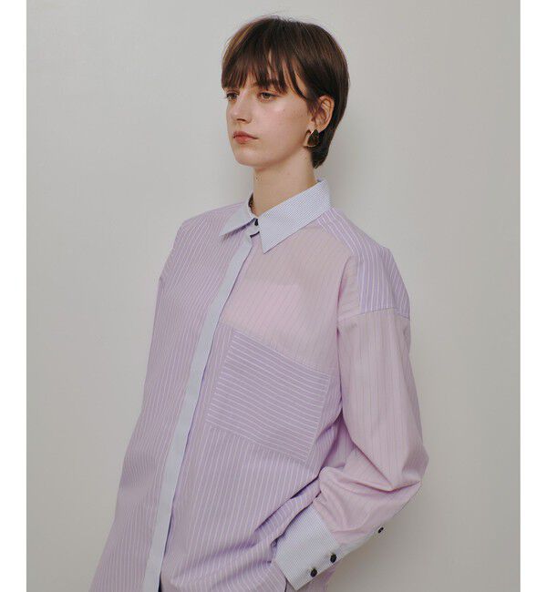 allureville「クレイジーストライプシャツ」|シャツ・ブラウス|