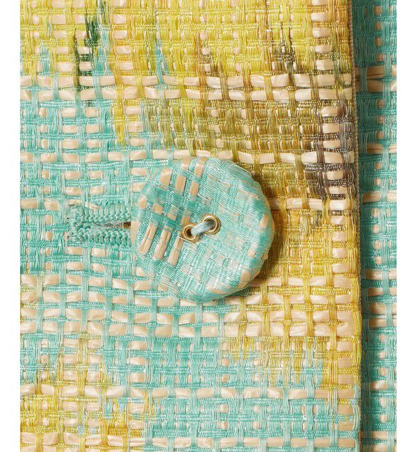 LOULOU WILLOUGHBY「【LOULOU WILLOUGHBY】サンフラワーJQステンカラーショートジャケット」|テーラードジャケット|