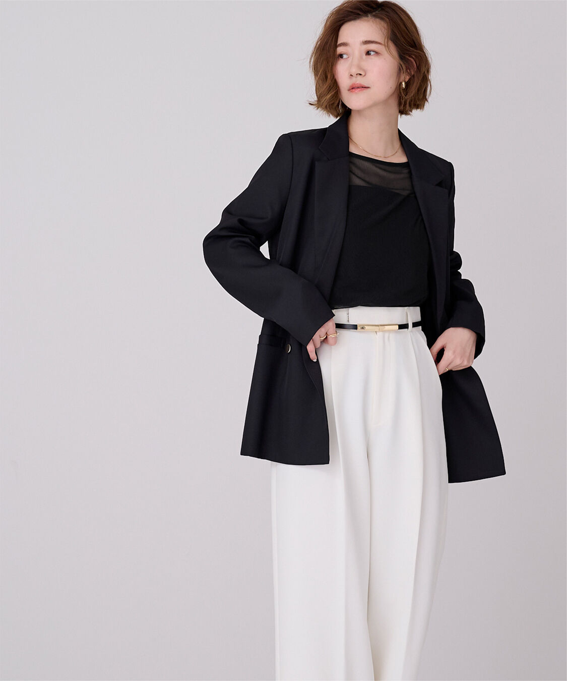 ur's「シアーボートネックプルオーバー」|Tシャツ・カットソー|