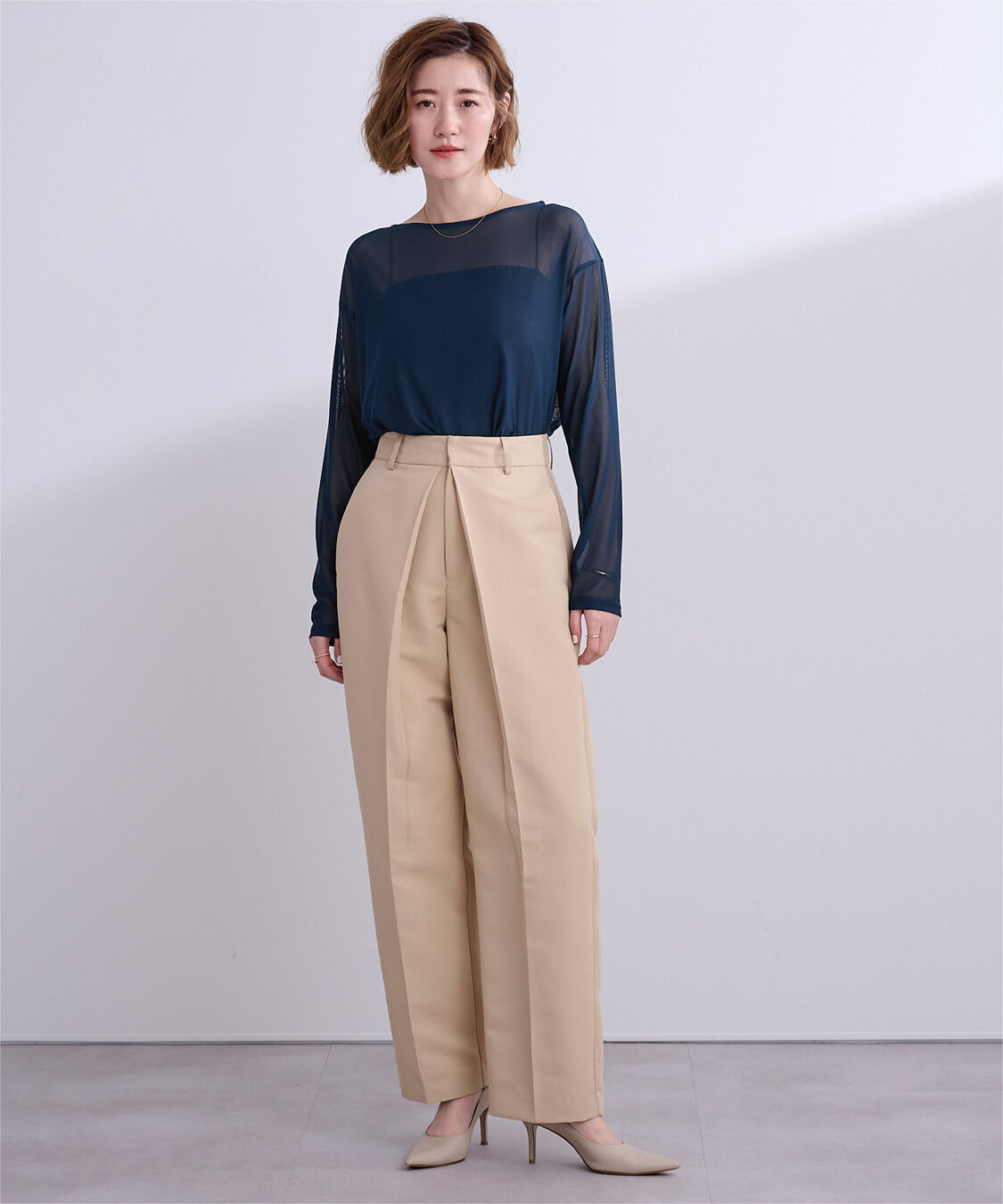 ur's「シアーボートネックプルオーバー」|Tシャツ・カットソー|