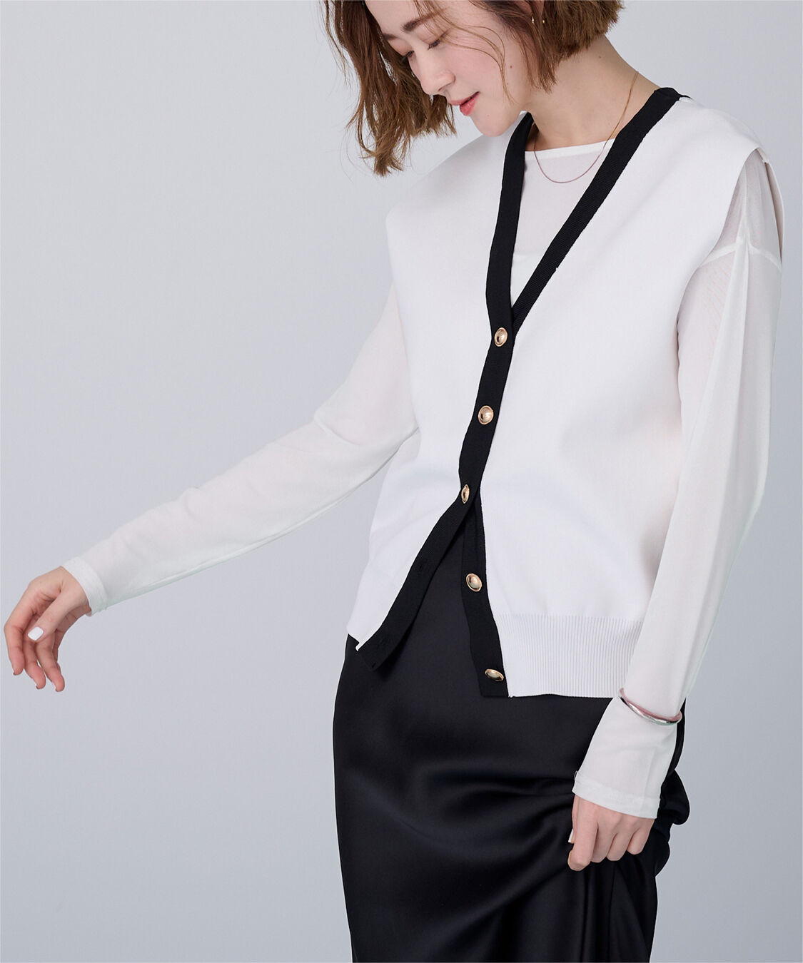 ur's「シアーボートネックプルオーバー」|Tシャツ・カットソー|