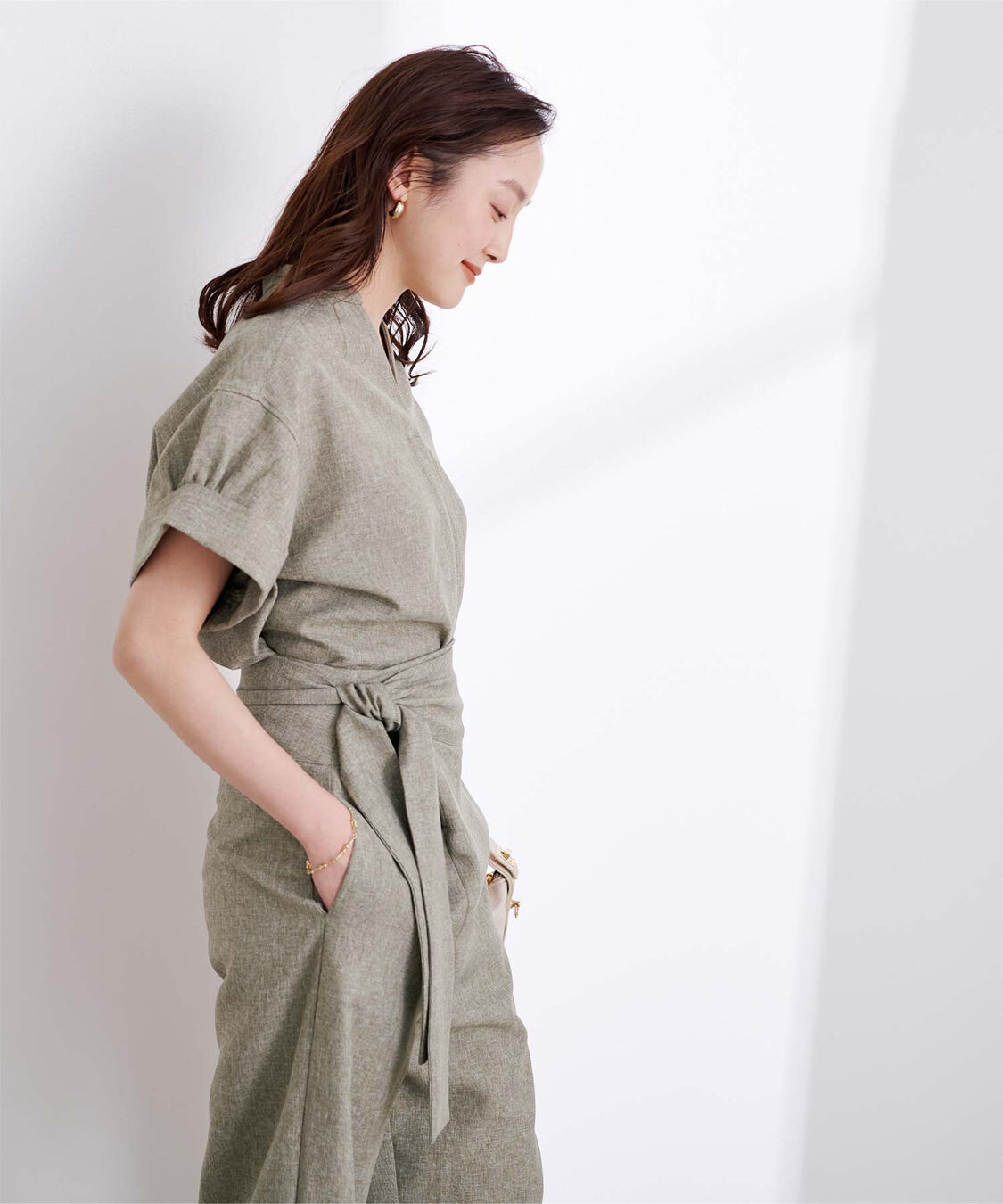 ur's「リネンライクワイドスリーブスキッパーシャツ」|シャツ・ブラウス|