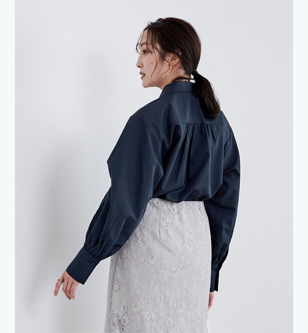 ur's「プチハイネックボウタイブラウス」|シャツ・ブラウス|
