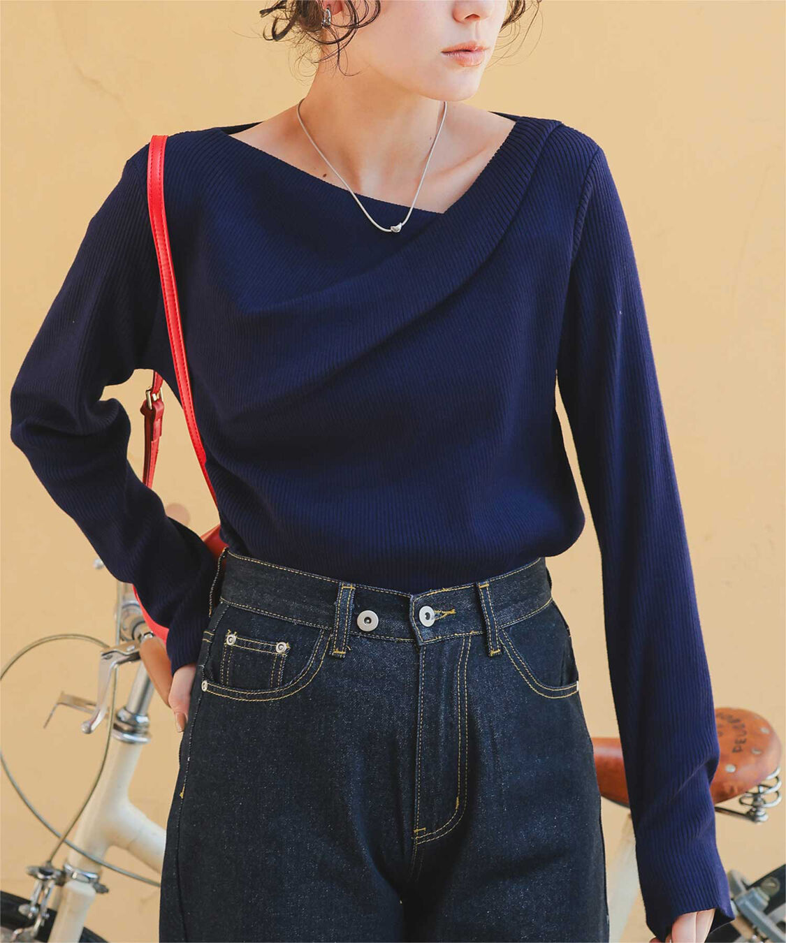 titivate「ワイドデニムパンツ」|デニム|