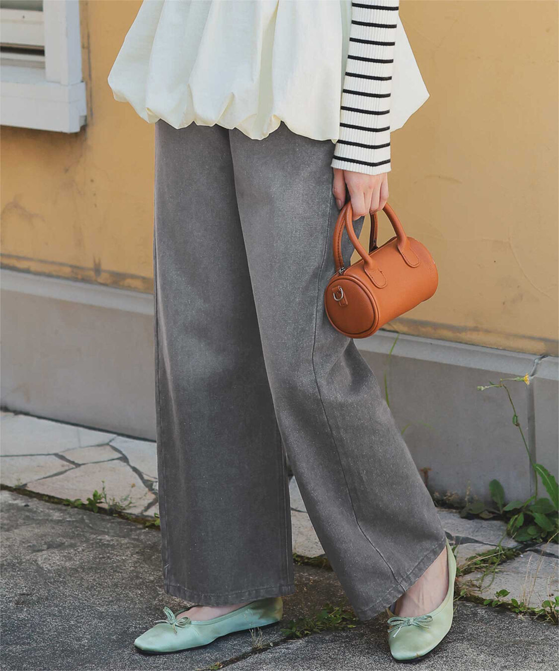 titivate「ワイドデニムパンツ」|デニム|