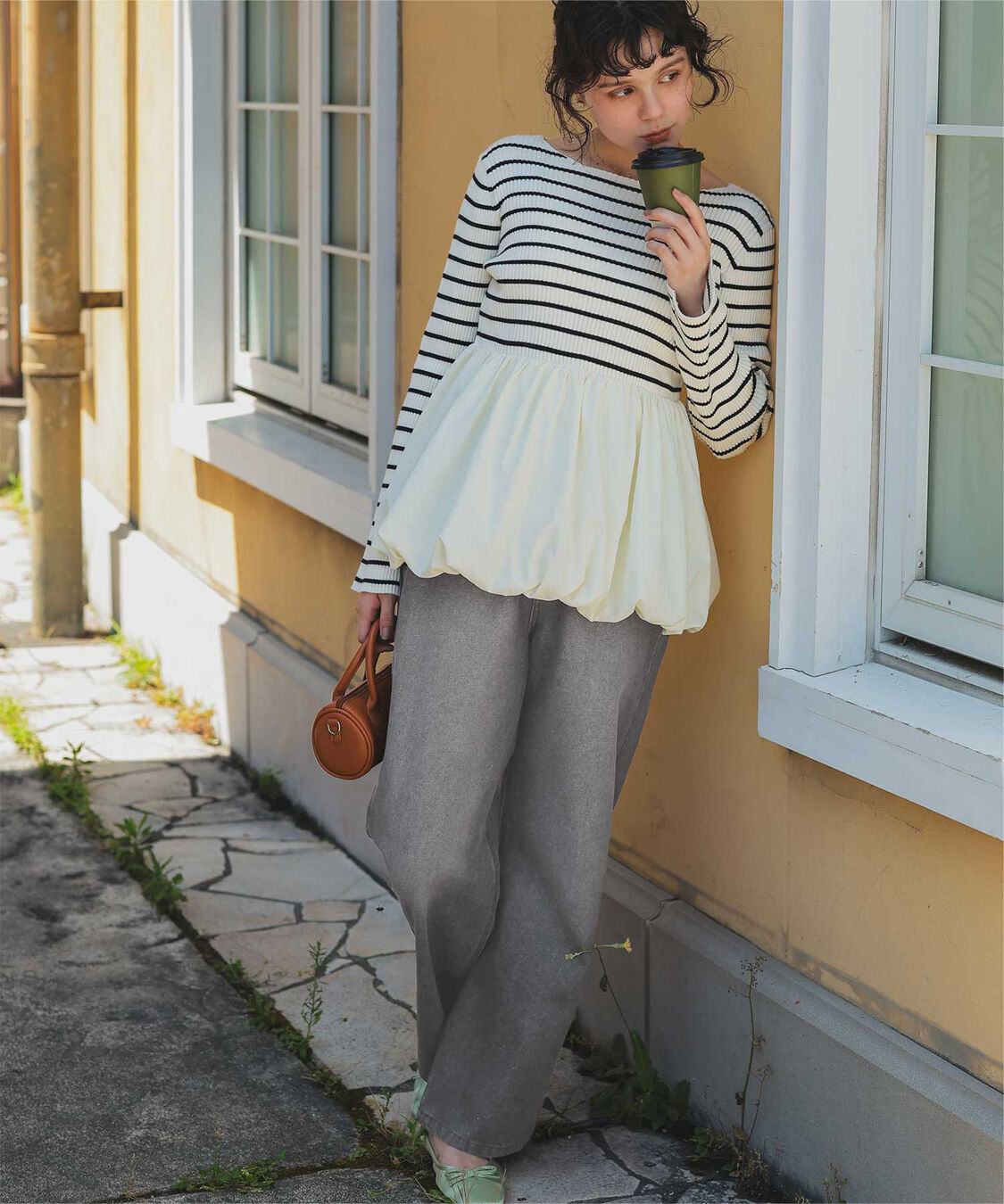 titivate「ワイドデニムパンツ」|デニム|