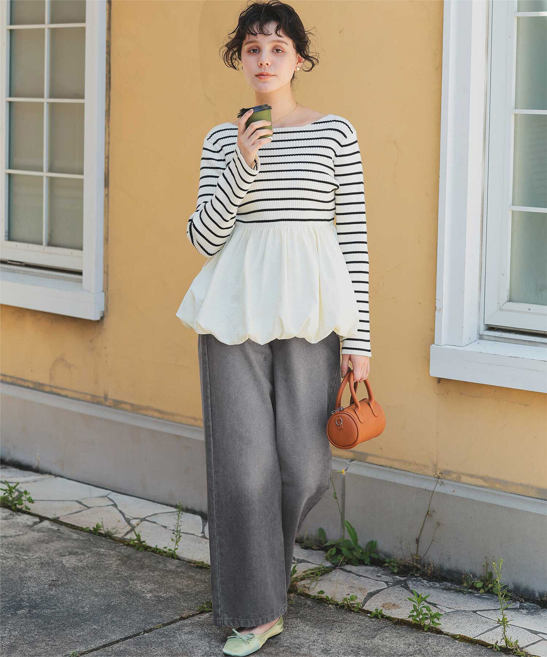 titivate「ワイドデニムパンツ」|デニム|