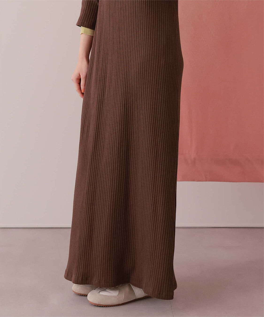 titivate「クルーネックリブワンピース」|ワンピース|