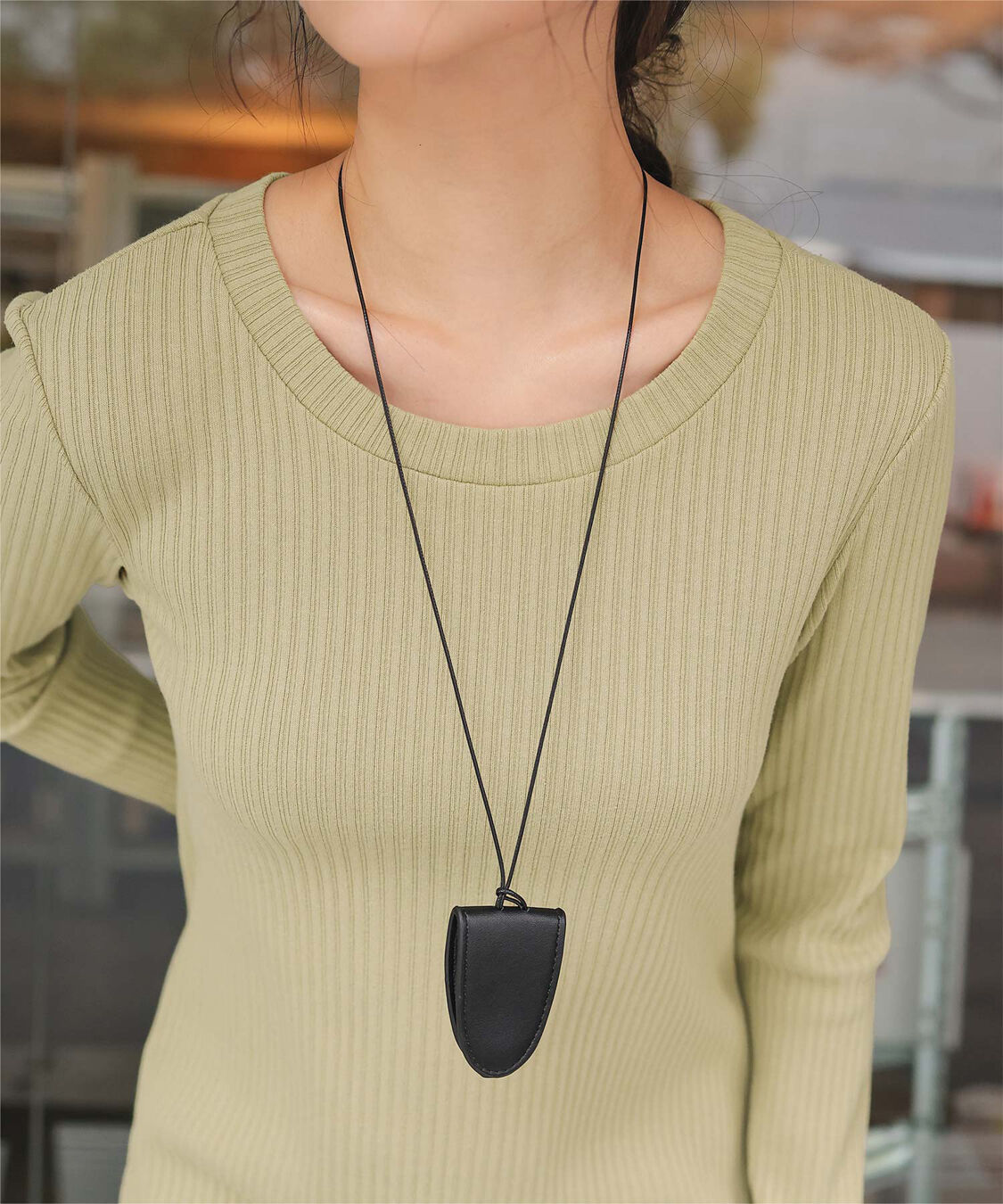 titivate「クルーネックリブワンピース」|ワンピース|