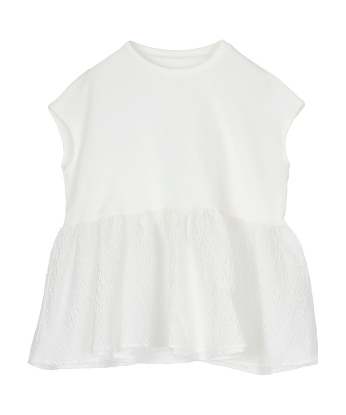 titivate「シアージャガードドッキングトップス」|Tシャツ・カットソー|