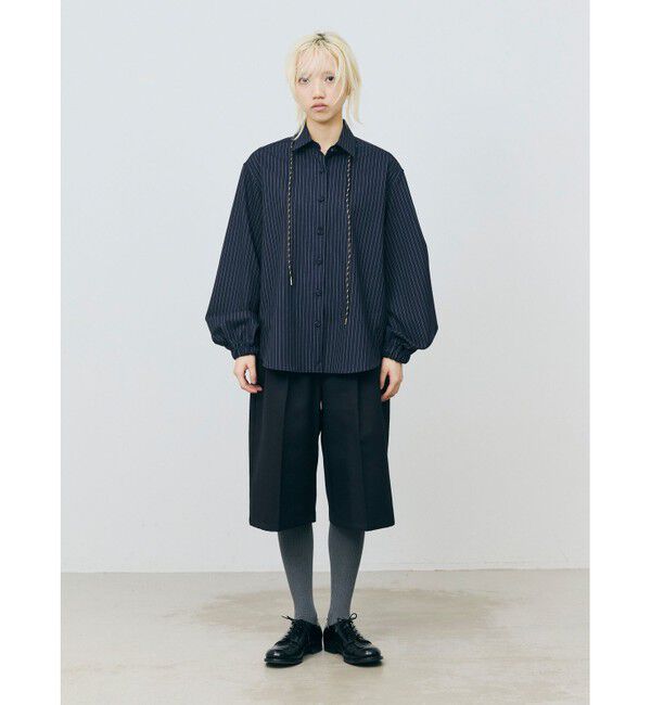MARMARMAR「MARMARMAR PL/RYストレッチコードタイシャツ」|シャツ・ブラウス|