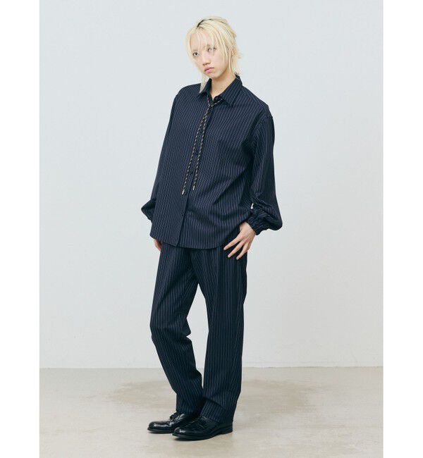 MARMARMAR「MARMARMAR PL/RYストレッチコードタイシャツ」|シャツ・ブラウス|