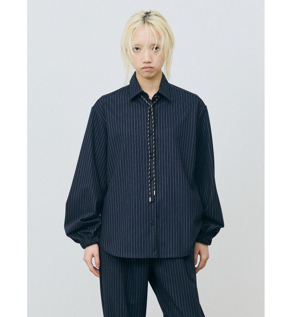 MARMARMAR「MARMARMAR PL/RYストレッチコードタイシャツ」|シャツ・ブラウス|