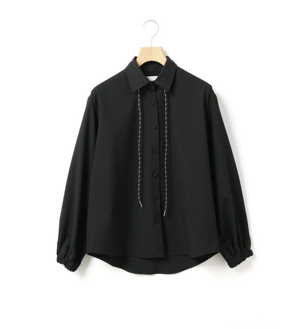 MARMARMAR「MARMARMAR PL/RYストレッチコードタイシャツ」|シャツ・ブラウス|ブラック