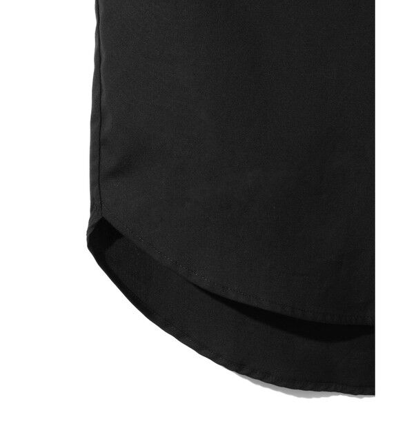 MIDIUMISOLID「MIDIUMISOLID for Ladies ドレープハイネックシャツ」|シャツ・ブラウス|