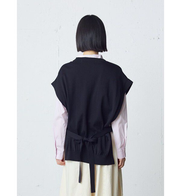 MidiUmi「MidiUmi サイドリボンベスト」|ベスト・ジレ|