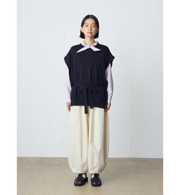 MidiUmi「MidiUmi サイドリボンベスト」|ベスト・ジレ|