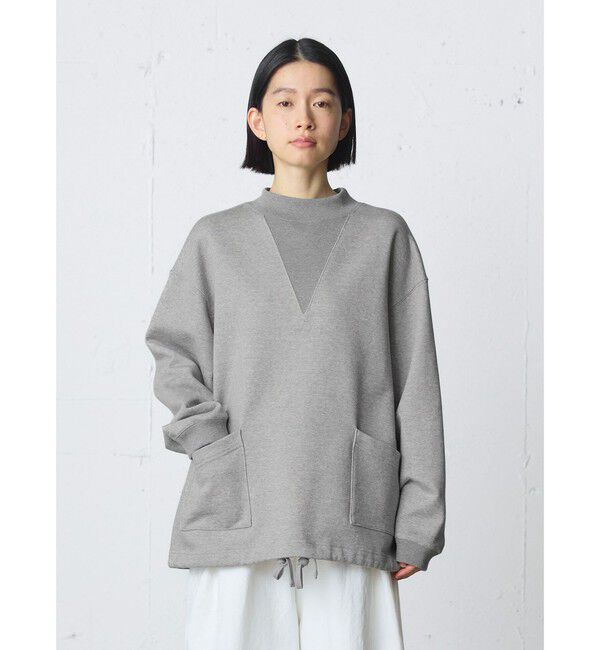 MidiUmi「MidiUmi ワークスウェットプルオーバー」|Tシャツ・カットソー|トップグレー