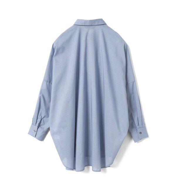 mizuiro ind「mizuiro ind T/Cシアーワイドシャツ」|シャツ・ブラウス|